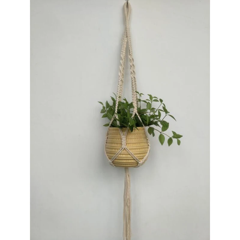 Веревка из пеньковой веревки новинка плетеная веревка для горшков зеленых