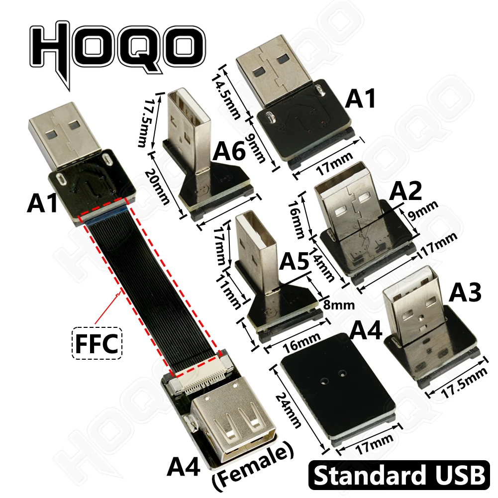 FFC Мини Micro USB удлинитель Type-C ленточный кабель 90 FPV тонкий плоский мягкий гибкий FPC