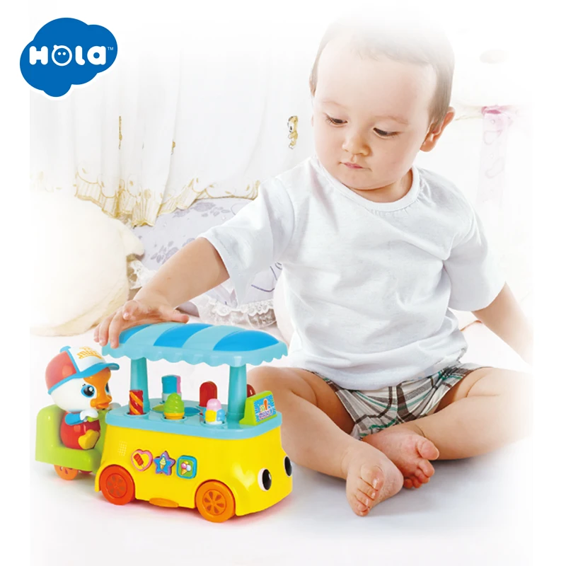 HOLA 6101 детские игрушки карамельные Icecream машины со светом и музыкой для девочек