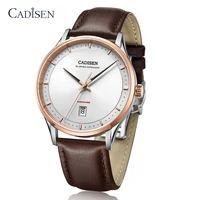 cadisen 2022 luxury top mens watches nh35 automatic watch men mechanical watches business fashion 5atm waterproof calendar manly