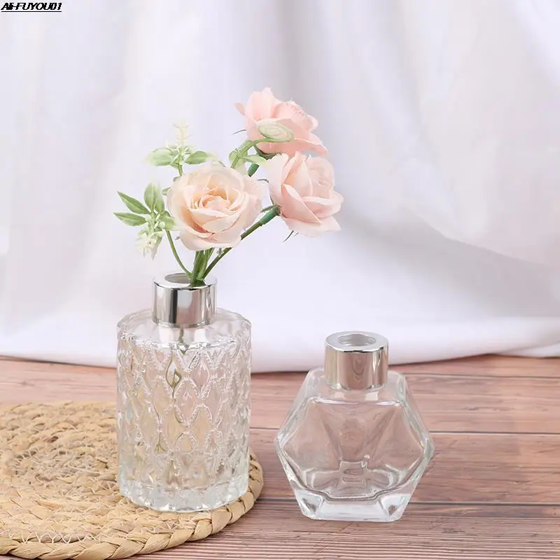 Простой прозрачный стеклянный маленький скандинавский декоративный ваза для цветов и ароматерапии