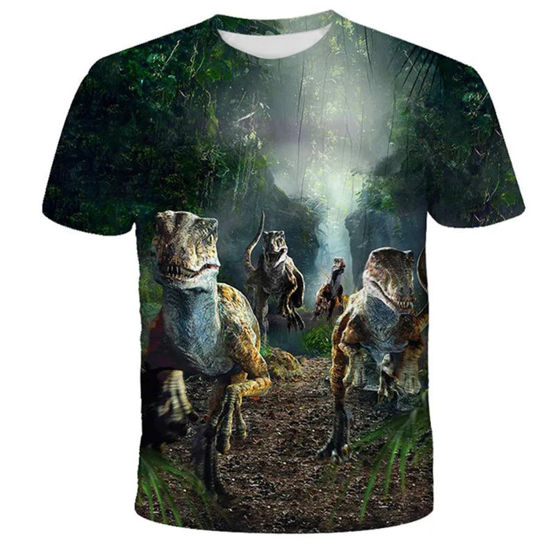 

summer Costume Dinosaur 3d print t shirt For Boys Clothes Children T-shirt Animal Baby Boy tKids Short Sleeve Girls Clothing