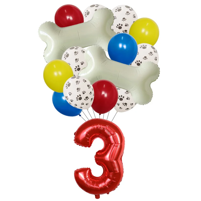 Гелиевые воздушные шары из фольги Let's Paw украшения для первого детского дня