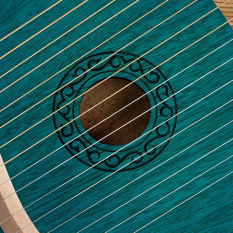 

1Pcs Lyre Harp, 16 String Mahogany Body String Instrument & 1Pcs Musical Instrument Storage Bag 40X38X6Cm