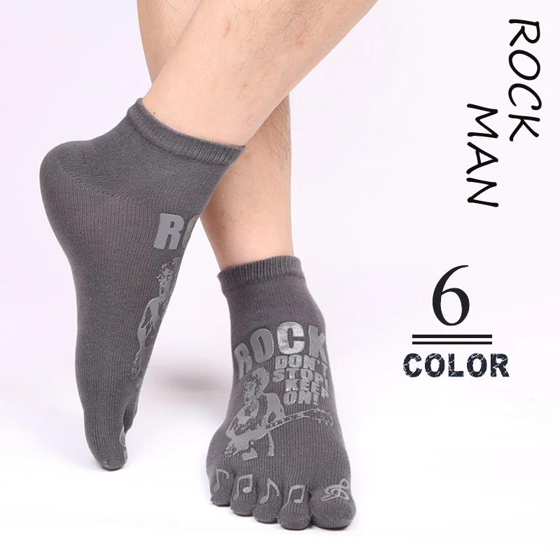 

Quality Men Five Finger Toe Socks Cotton Breathable Sweat-absorption Ankle Socks Man Personality Whimsy Multicolor Socks MKG001