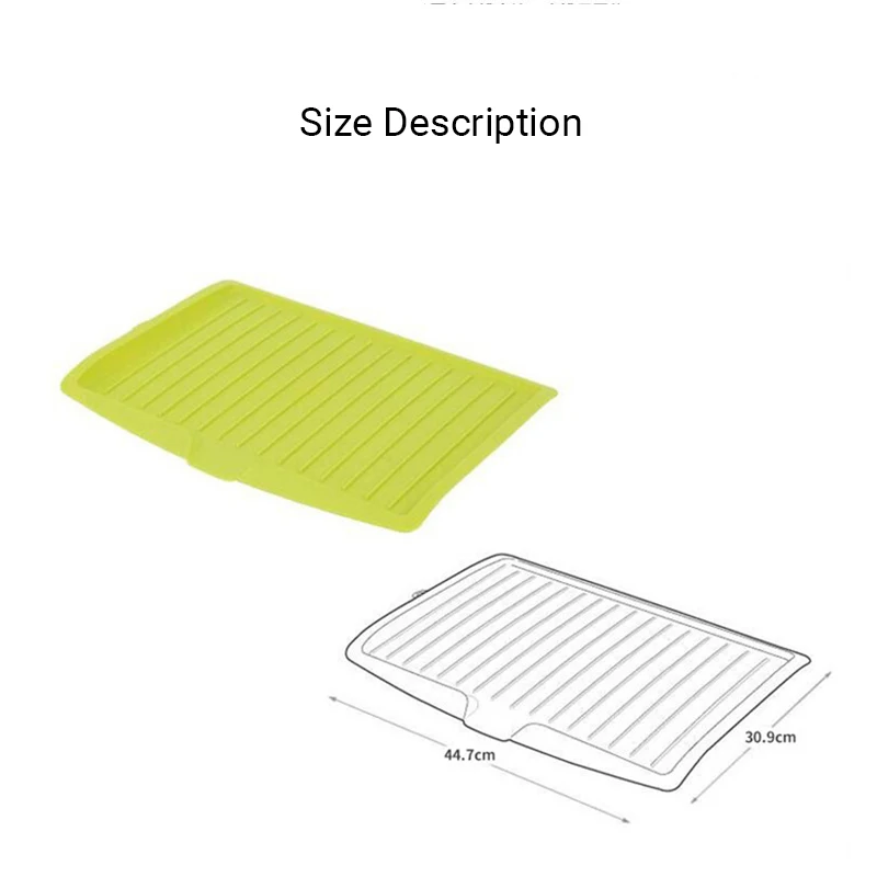 Kacuyelin Kitchen Dish Drainer TrayD4 Colors Plastic Storage And Cleaning Tool Eco Material rain Rack | Дом и сад
