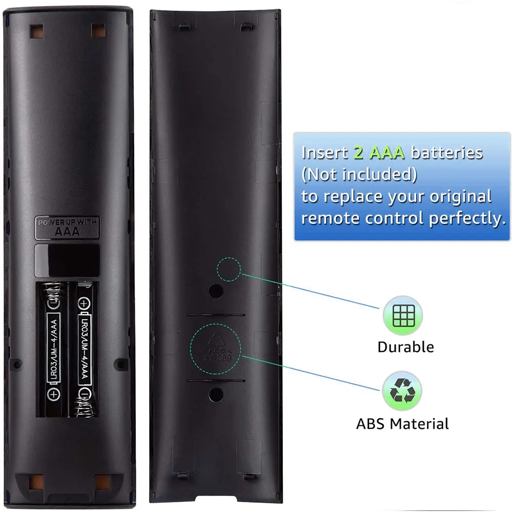 

Universal Remote Control XRT136 Replacement Remote Control With Simple Settings Compatible With VIZIO Smart LED LCD HD UHD TVs