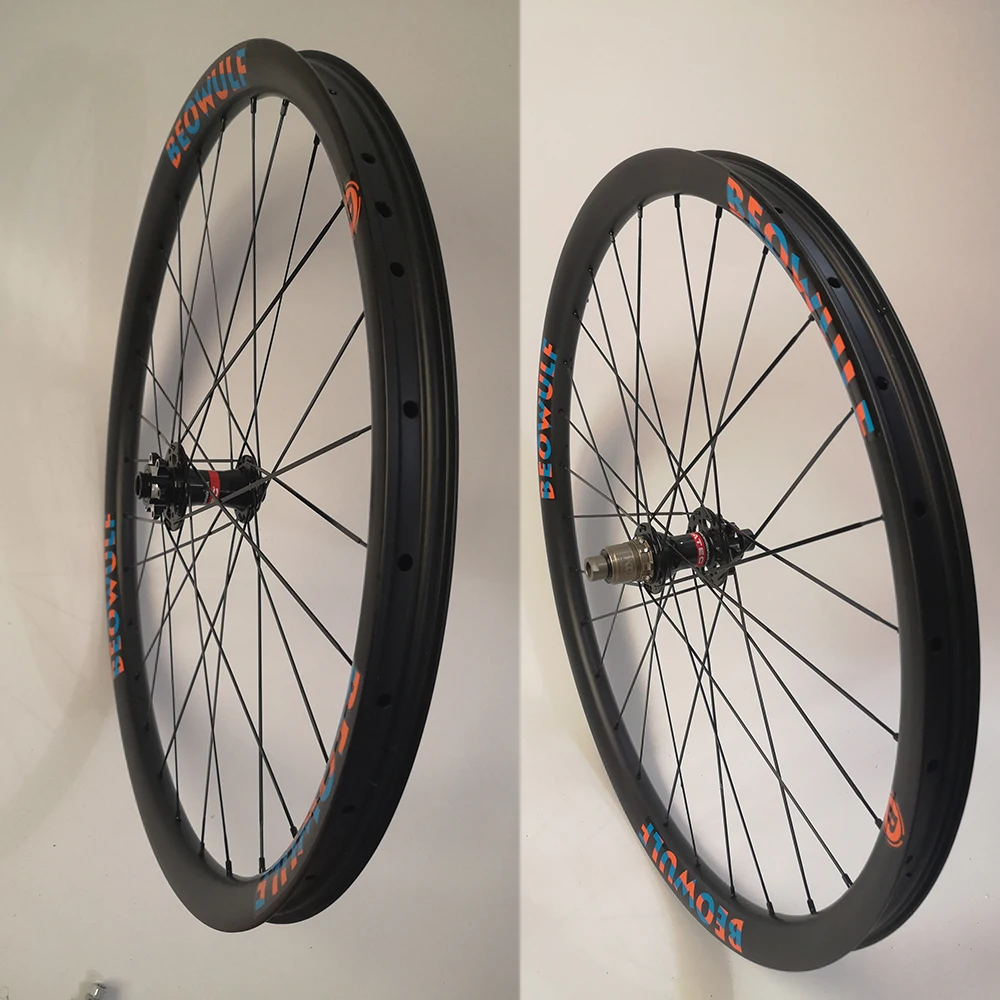 29er 35mm carbon MTB wheel clincher tubeless wheelset Mountain Bike Wheels 6 bolts disc break super light Hookless BOOST HUB | Спорт и