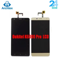 for oukitel k6000 pro 100 original lcd display and tp touch screen digitizer assembly tools 5 5 1920x1080p oukitel k6000 pro