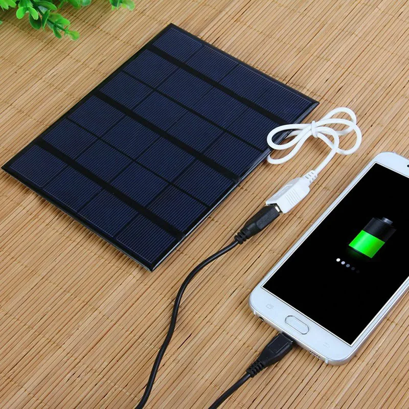 Горячая солнечная панель система зарядное устройство 3 5 W 6V зарядка для банк