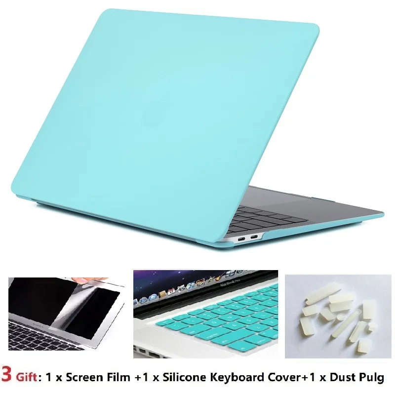 Матовый чехол для ноутбука Apple Macbook Air Pro Retina 11 12 13 15 дюймов New TouchBar A12159 A1990 |