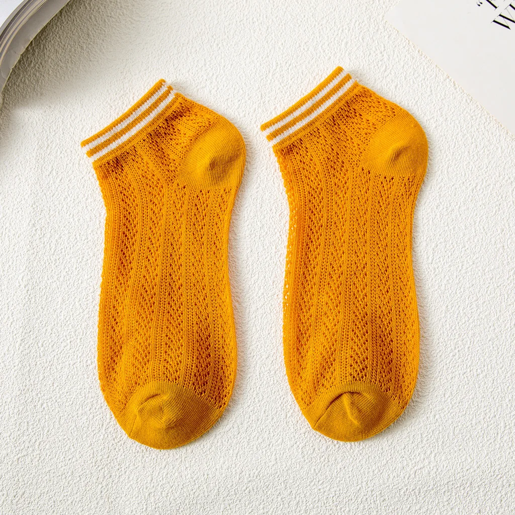

Spring Socks Women Woman Korean Version of The Two Bars Japanese Striped Cotton Low Tube Pile Socks Ins Tide Socks College Style