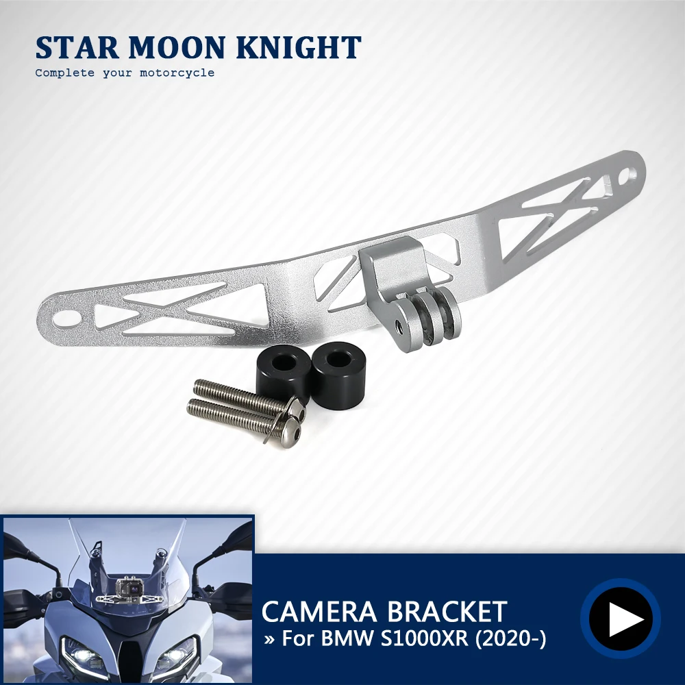 

For BMW S 1000 XR S1000XR 2020 2021 - Motorcycle Riding Camera Holder Adjustable Metal Bracket Stand Cameras Driving Recorder
