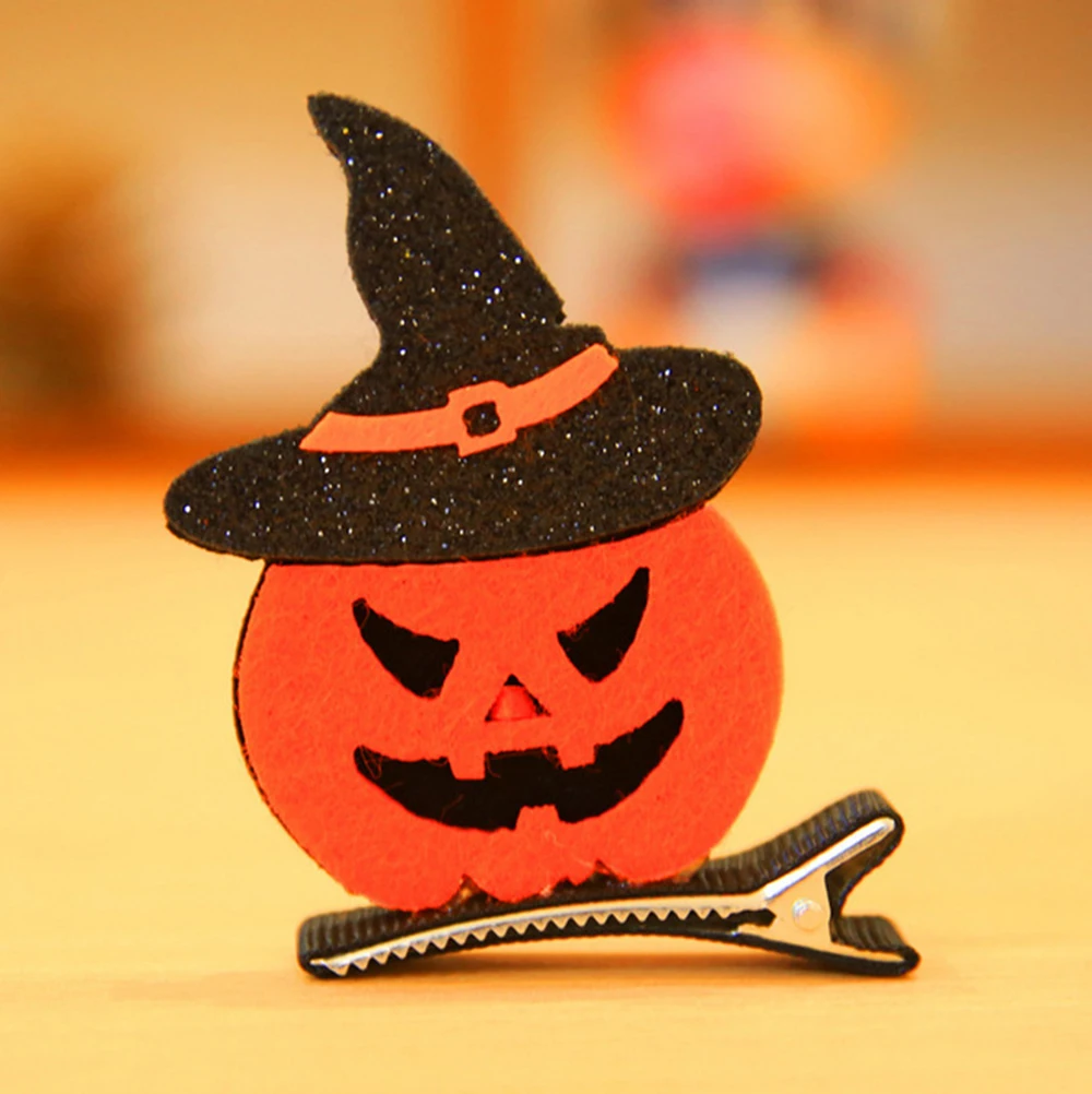 2020 Хэллоуин Рождество искусственная Тыква летучие мыши забавные детские заколки