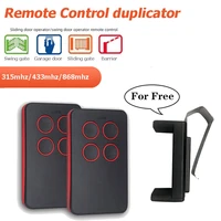 2pcs multi frequency 315390433mhz868mhz remote control garage door opener rolling code clone for gate control command