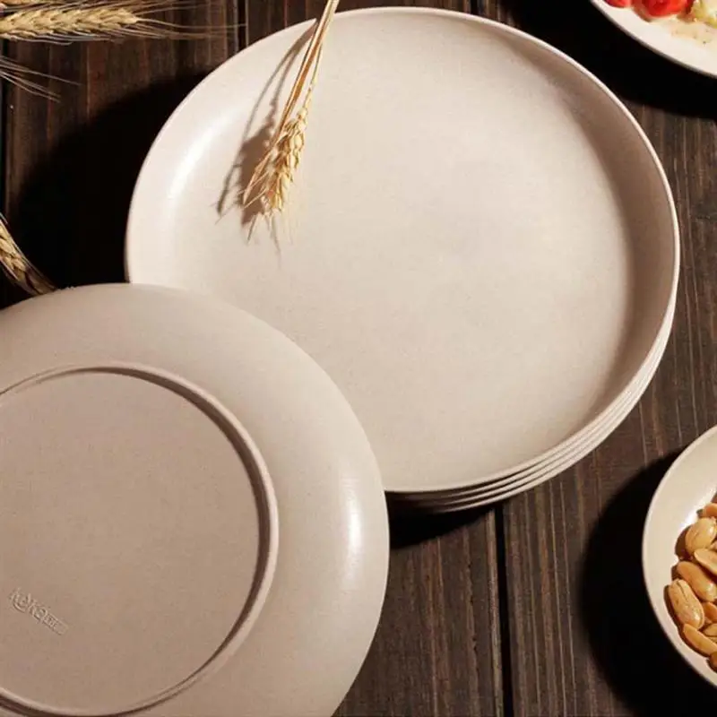 Домашняя тарелка для еды 1 шт. микроволновая печь Экологически чистая дома