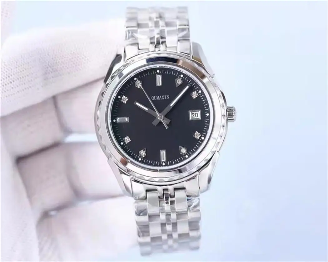

40mm Men's Automatic Miyota8215 Mechanical Watch Mineral Super Strong Glass Mirror 316 Stainless Steel Case Strap Men's Watch