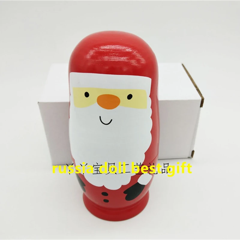 

10 Pcs Layers Lovely Wooden Hand-painting Owl Eggs Shape Dolls 24.5 cm Russia Matryoshka Doll Children Birthday Gift