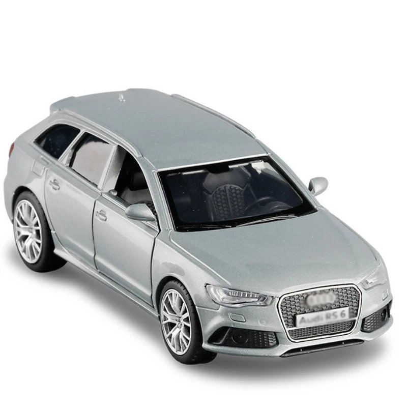 Имитация 1:36 сплава RS6 Игрушечная модель автомобиля Aud i Wagon металлический литой