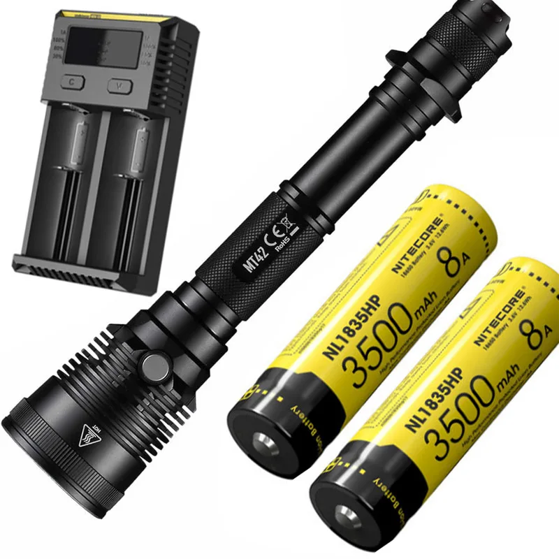 NITECORE MT42 тактический фонарь CREE XHP35 HD светодиодный макс. 1800 люмен дальний бросок | Фонарики и осветительные приборы -4000462445423