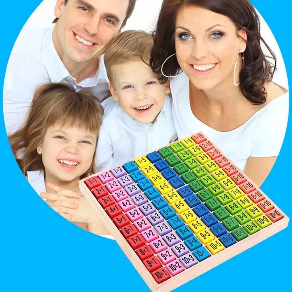 

Fidget Toys Multiplication Table, Building Blocks, Multiplication Puzzle Formula, Board, Childrens Number Practice Calculation