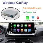 Для Peugeot 2008 3008 508 DS5 C4L C4 C3 C5 207 с Android Авто Mirror Link AirPlay Автомобильная функция воспроизведения беспроводной Apple CarPlay