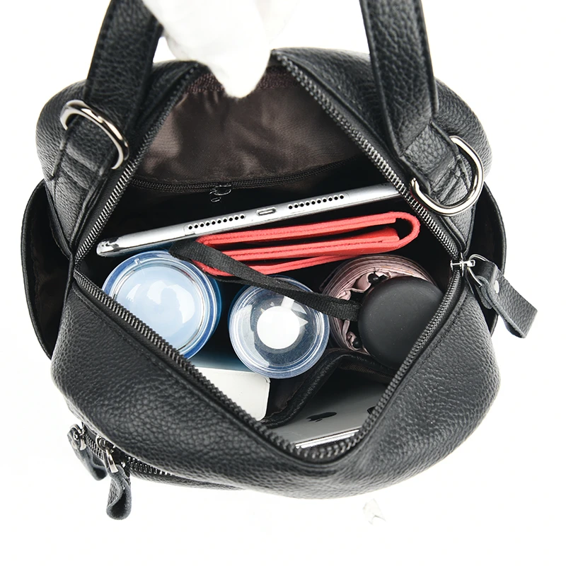 Женские кожаные рюкзаки для девочек высокое качество женский рюкзак маленький