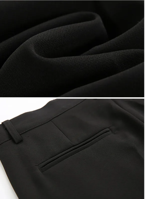 

IEFB men's loose straight suit pants mens Korean fashion wide leg pants casual basic tend black trousers Spring Autumn 9Y4527