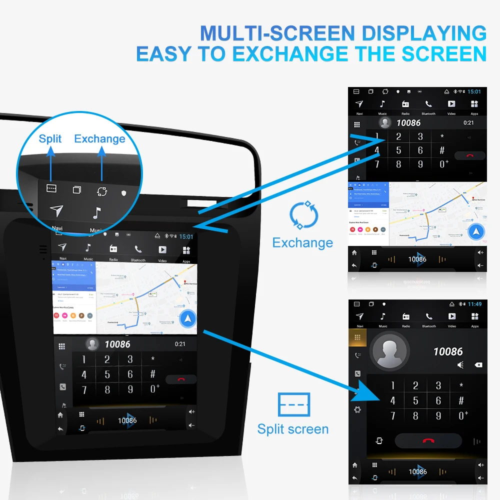 Isudar H53 Вертикальный 1 Din Android авто радио для VW/Volkswagen/Golf 7 2013-gps Автомобильный мультимедийный ram 4G rom 64G FM для модели Telsa