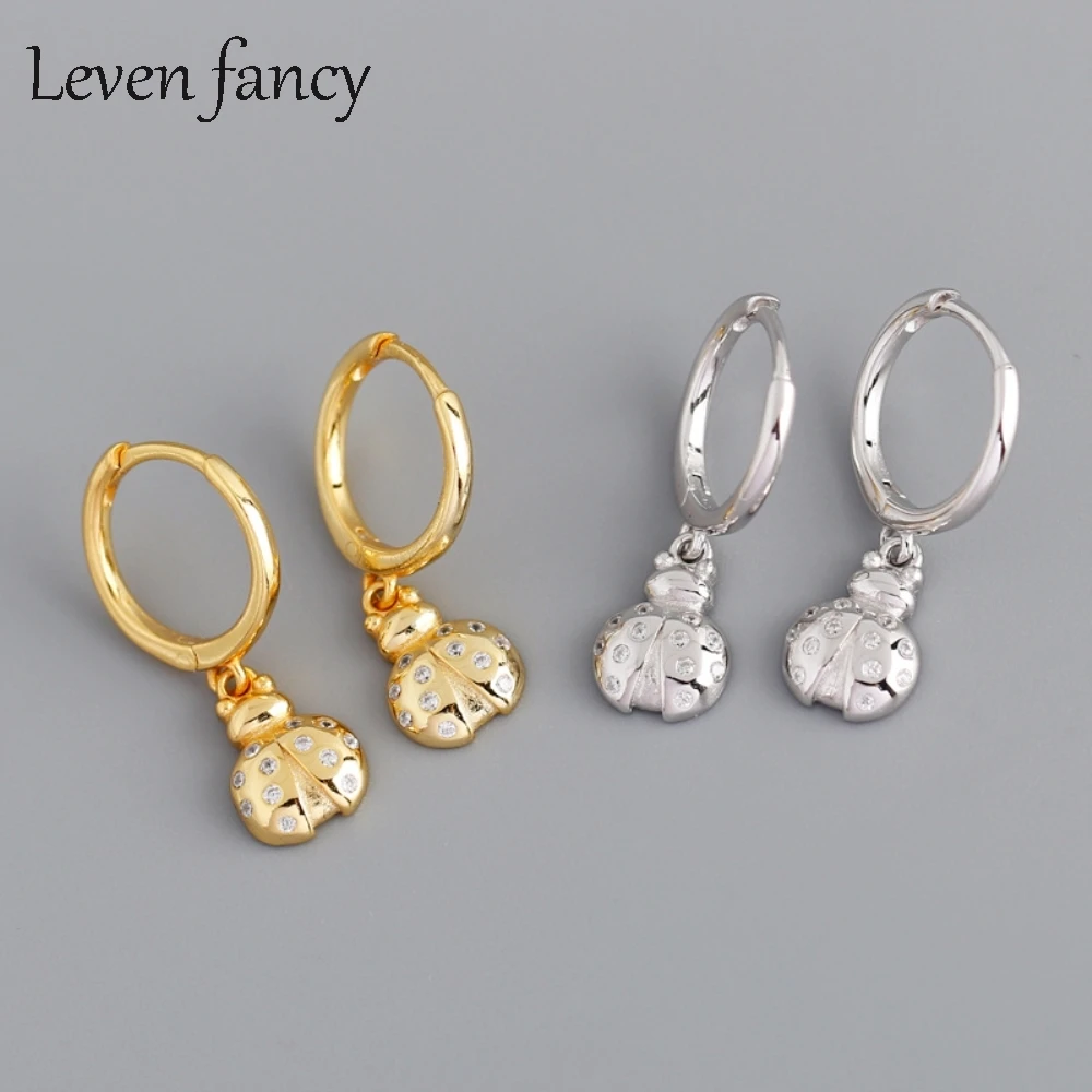 Золотые циркониевые фианитовые насекомые светлячки очаровательные Висячие