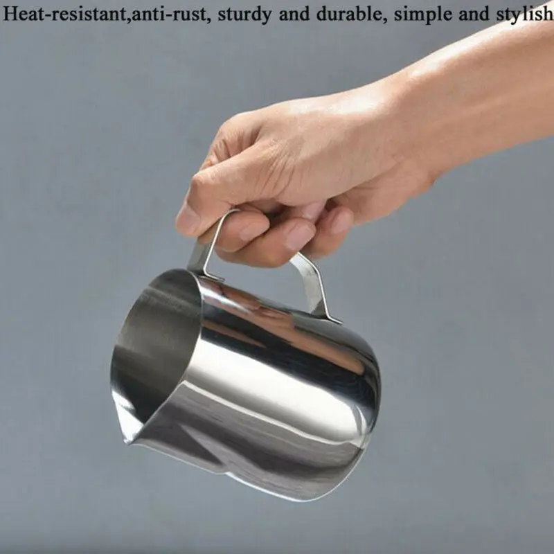 Высококачественная кружка для взбивания молока из нержавеющей стали чашка