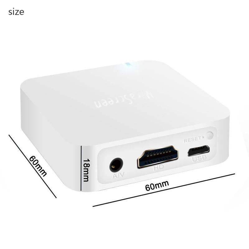 MiraScreen автомобильный WiFi дисплей ключ зеркальная коробка anycast Airplay Miracast DLNA GPS