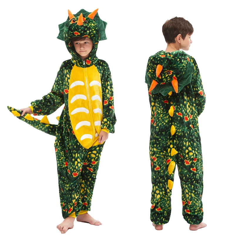 New Winter Unicorn Pajamas For Children Animal Pyjamas Kids Panda Stich Onesie Boys Girls Sleepwear Unicornio Jumpsuit