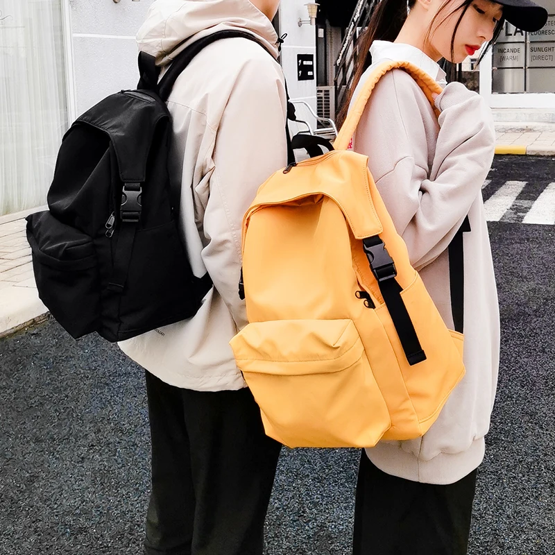 Fashion Yellow Backpack Children School Bags For Girls Waterproof Oxford Large School Backpack For Teenagers Schoolbag