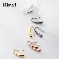 kinel hot sale 925 silver earring fashion jewelry teardropwater dropraindrop dangle earrings for women valentine gift