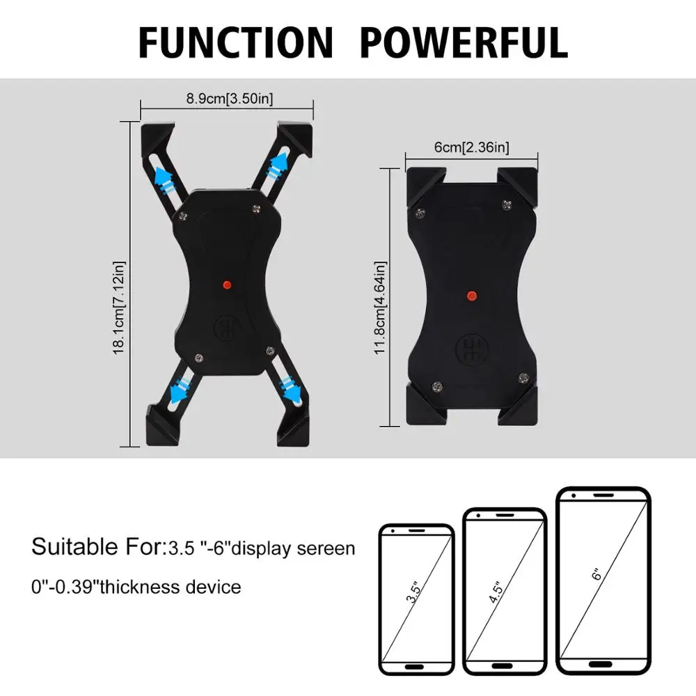 

Motorcycle Phone Holder 5V/2.1A 12V USB Charger for Motorcycle One-click Telescoping Bike Phone Holder