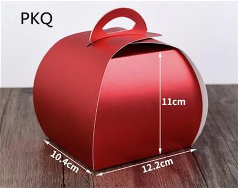 20pcs/lot cake Gift Box Candy Boxes Snack For Candy\Cake\Gift\toy\Party Packing boxes kraft paper box with handle | Дом и сад