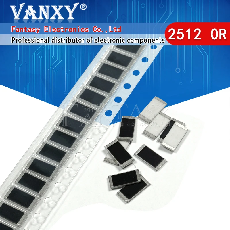 

50 шт. 2512 SMD резистор 5% 0 Ом 1 Вт 0R