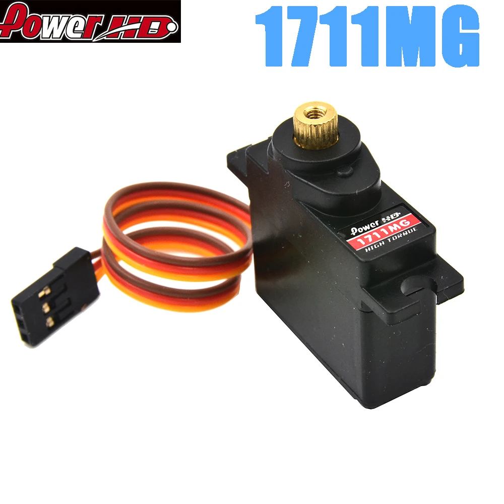 Мощность HD 1711MG 17 5 г 3 кг Servo c металлическими Шестерни Сталь кольцо двигатель RC