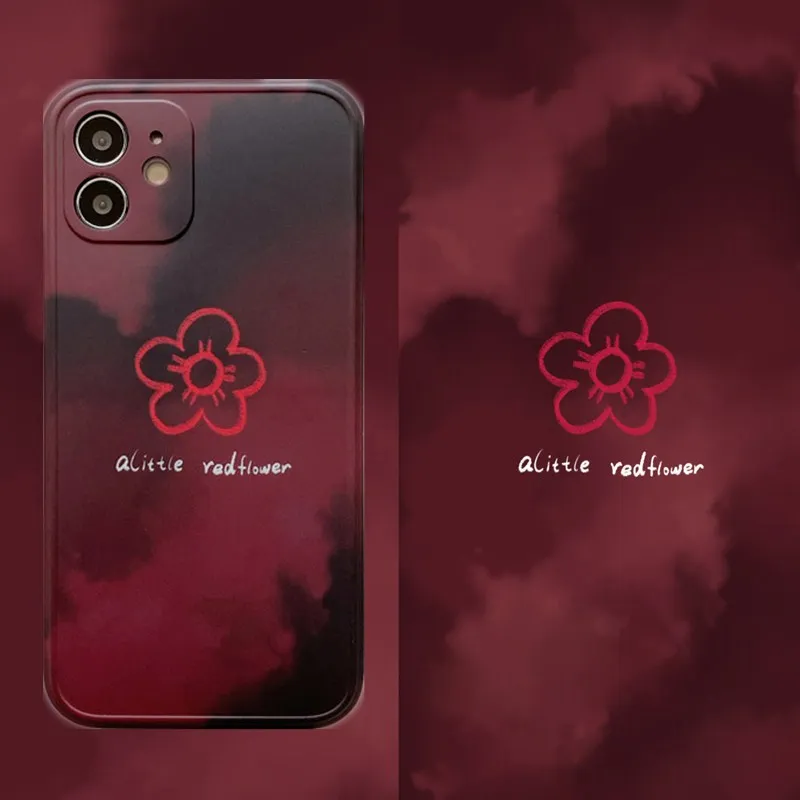 

Retro mystery ink line art sakura japanese Phone Case For iPhone 12 11 Pro Max Xr Xs Max 7 8 Plus X 7Plus case Cute Soft Cover