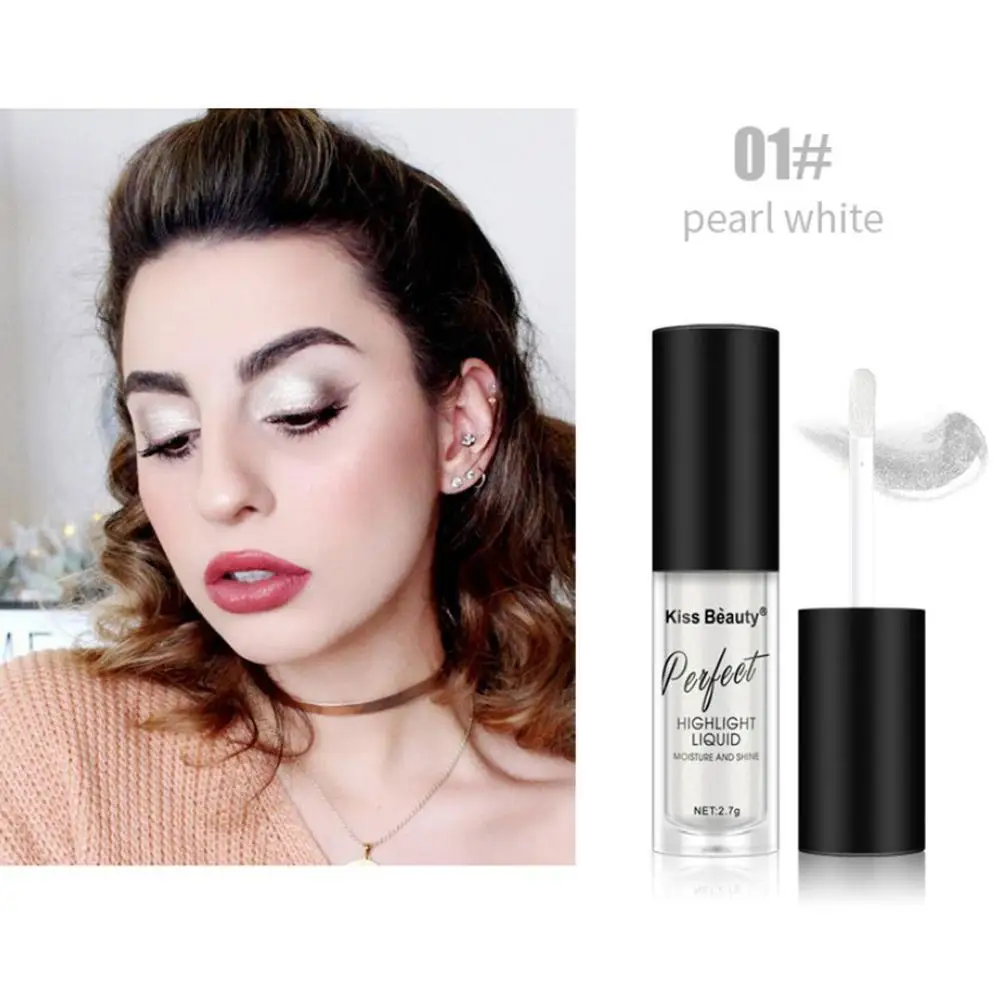 Жидкость для лица хайлайтер осветляющая жидкость с высоким блеском праймер