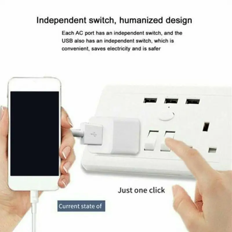Настенная розетка с двумя USB-портами универсальная двойная выключателем по
