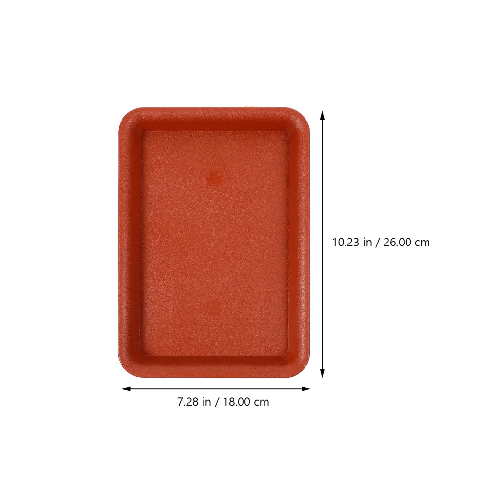 

6Pcs Garden Patio Flower Pot Trays Flowerpot Base Plates Holding Trays