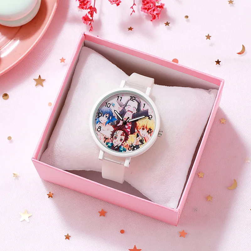 

NEW Demon Slayer Kamado Tanjirou Kamado Nezuko Agatsuma Zenitsu Wrist watch Model toys Gift for kids