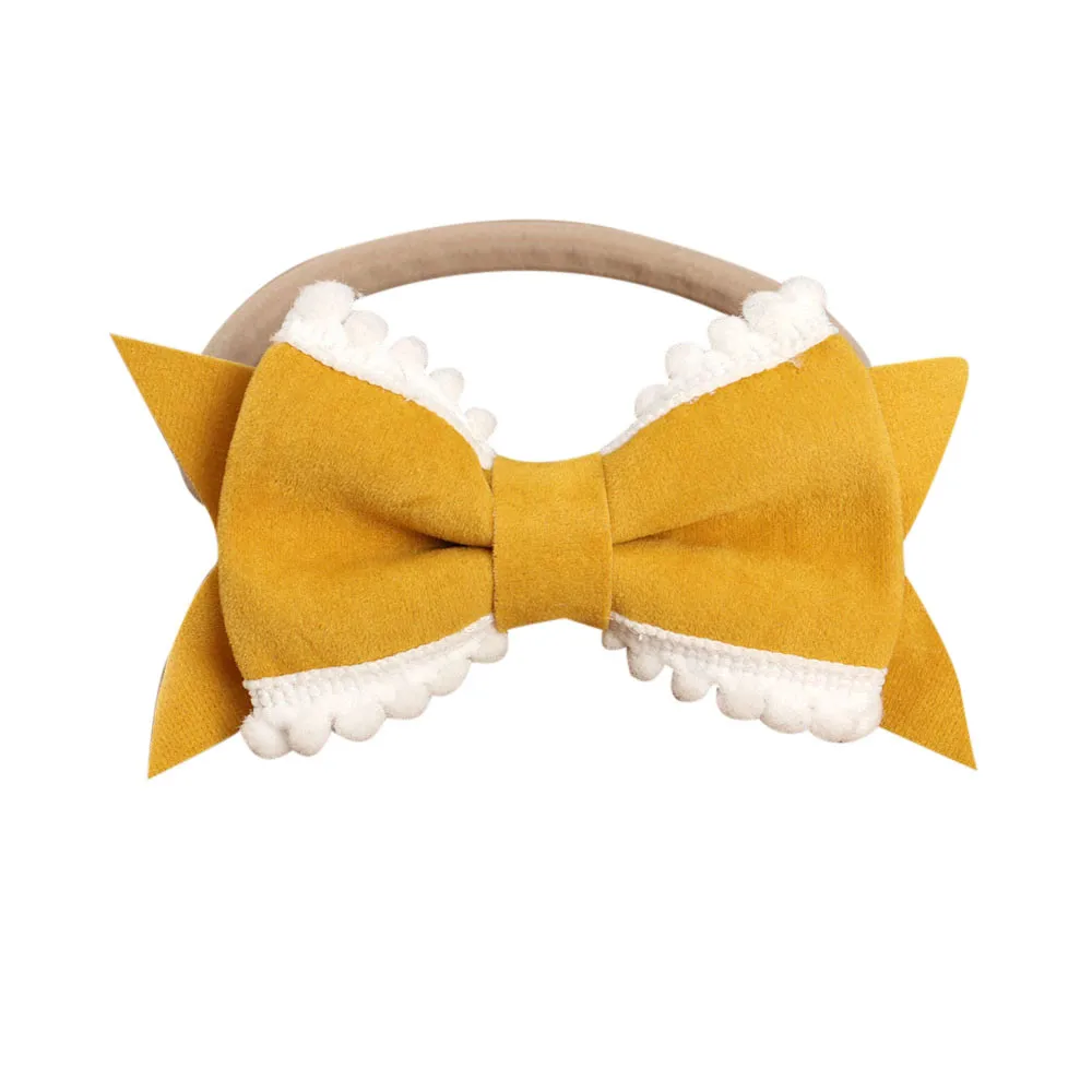 Детская повязка на голову с бантом эластичная для волос Детские Луки реквизиты