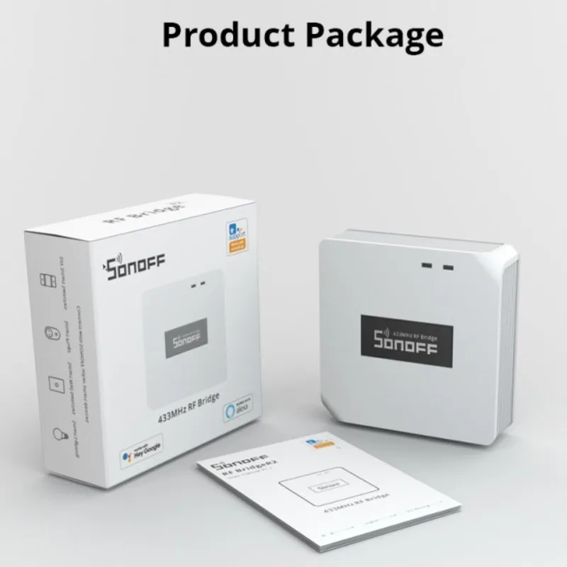 SONOFF RF BridgeR2 Wi-Fi 433 МГц беспроводной пульт дистанционного управления работает с Alexa