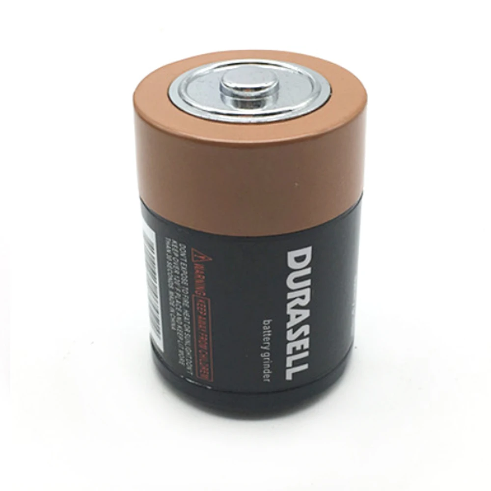 

12pcs Wholesale Diameter 44mm TobaccoMetal Battery Shape Grinder Smoke Herb Spice Crusher Grinder Cigarette Smoking Accessories