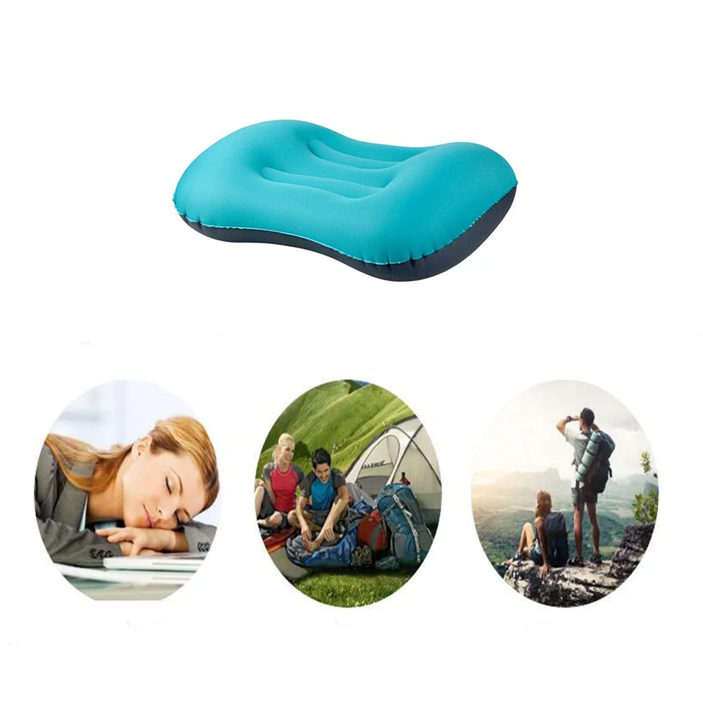 Портативная надувная подушка для путешествий коврики отдыха на природе