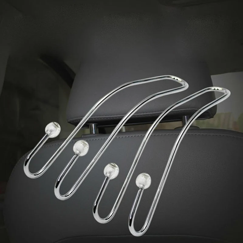 Многофункциональная автомобильная вешалка для подголовника из нержавеющей