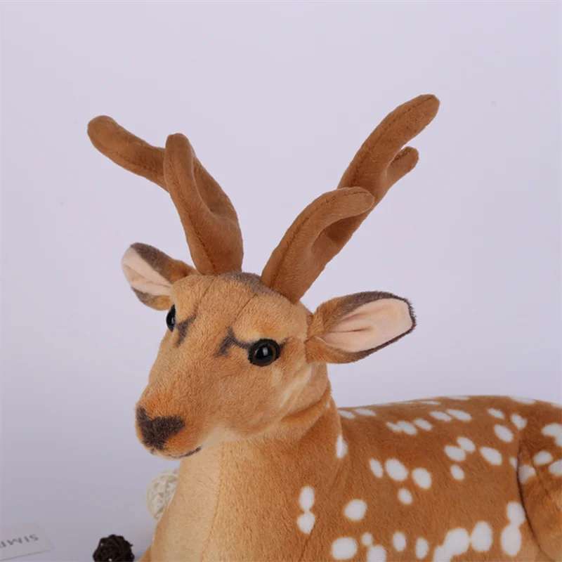 

Creative Sika Deer Plush Toys Stuffed Animals Home Decor Shooting props Soothing Kids Toys Christmas Birthday Gifts